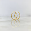 Candongas Lui 1.25gr / 2.2cm / Rayadas Oro Amarillo
