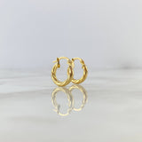 Candongas Mary 1.1gr / 1.5cm-Oro Amarillo 18K