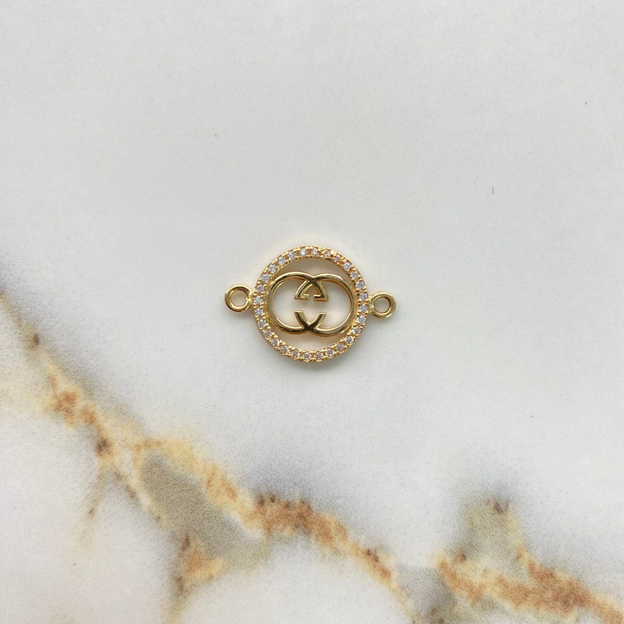 Herraje GC 1.25gr / 2cm / Circones Blancos Oro Amarillo &