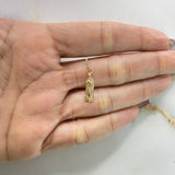 Dije Virgen de Guadalupe 1.1gr / 2.5cm / Lisa Oro Amarillo &