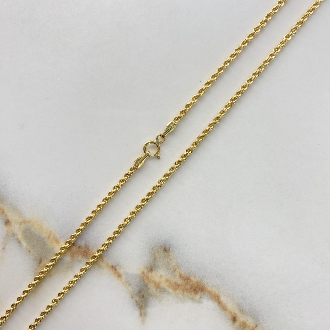 Cadena Lazo 2.9gr / 60cm / 1.9mm Oro Amarillo +3 &