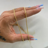 Cadena Lazo 2.9gr / 60cm / 1.9mm Oro Amarillo +3 &