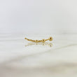 Piercing Earcuff Simulador 1.15gr / 3.2cm / 5mm-2mm Estela de Bolas Lisas Oro Amarillo (Joya) ©