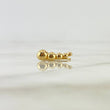 Piercing Earcuff Simulador 0.5gr / 1.8cm / 6mm-2mm Cascabel de Bolas Lisas Oro Amarillo (Joya)