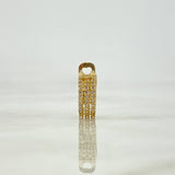 Piercing Earcuff Simulador Abrazo De Corazon 1.4gr / 1.3cm / Oro Amarillo 18K (Joya)