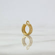 Piercing Earcuff Simulador 1.6gr / 1.3cm / Abrazo de Corazon Oro Amarillo (Joya) ©