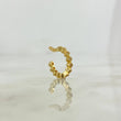 Piercing Earcuff Simulador 1.05gr / 1.4cm / Pluri Rombos Circones Blancos Oro Amarillo (Joya)