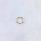 Piercing Aro Liso 0.2gr / 9mm Oro Amarillo 18K (Joya)