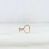 Piercing Chispa Curva 0.2gr / 0.9cm / 2mm Oro Amarillo (Joya)