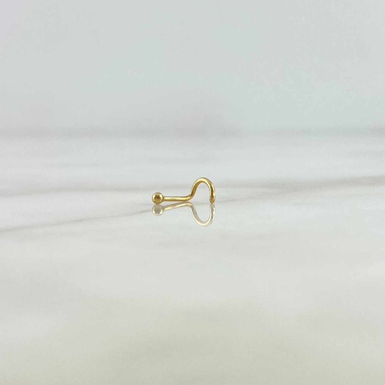 Piercing Chispa Curva 0.25gr / 0.7cm / 1mm Oro Amarillo (Joya)