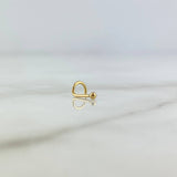 Piercing Chispa Curva 0.25gr / 0.7cm / 1mm Oro Amarillo (Joya)