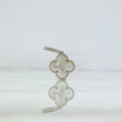 Dije Trebol VCyA 2gr / 2.3cm / Nacar Blanco Oro Blanco +4
