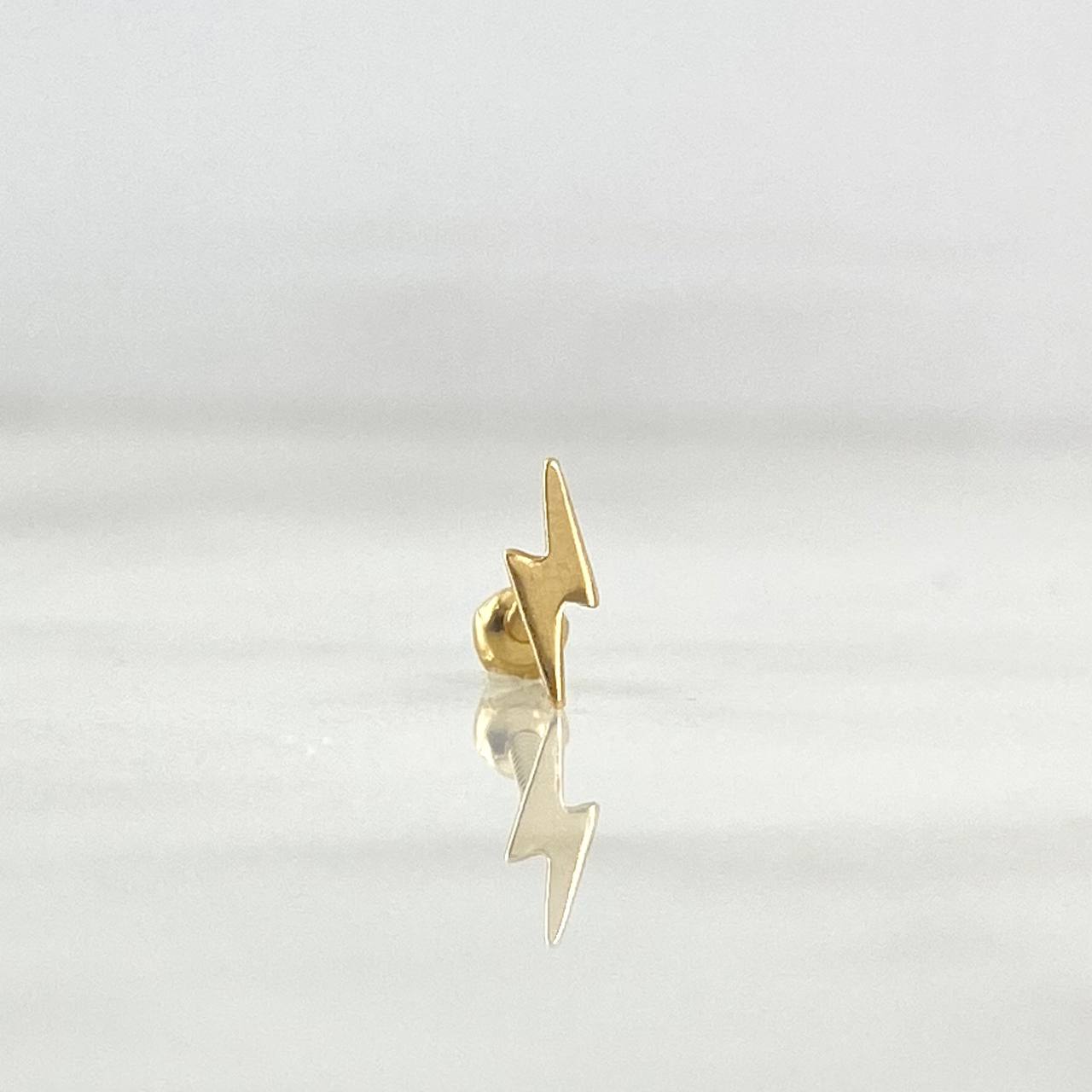 Piercing Rayo Tornillo 0.25gr / 0.7cm / 2.5mm Oro Amarillo (Joya) ©
