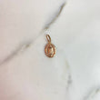 Dije virgen De Guadalupe 0.45gr / 2cm / Troquelado Oro Rosa $