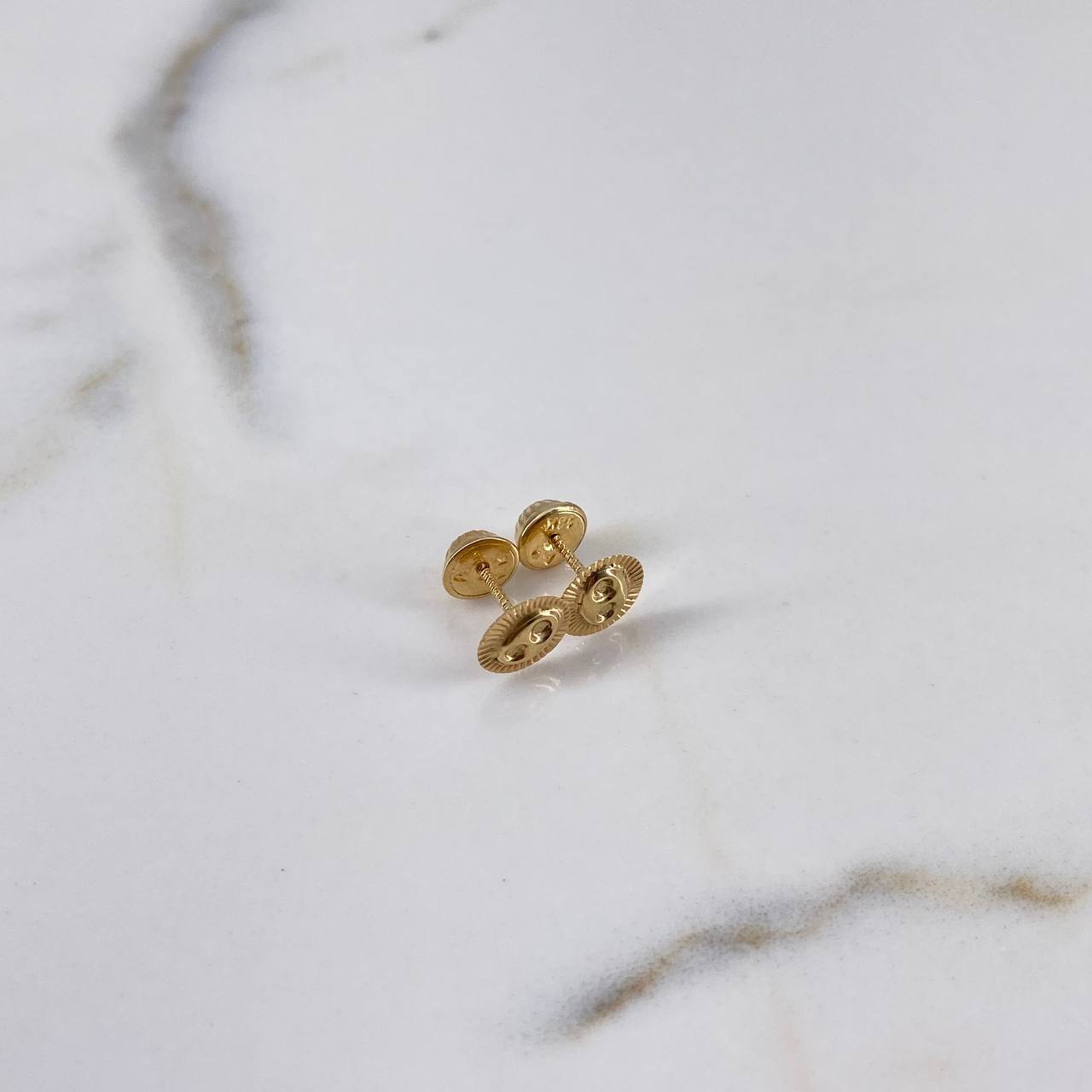 Topos Calabrote Circulo 0.6gr / Diamantados Oro Amarillo &