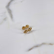 Topos Calabrote Circulo 0.6gr / Diamantados Oro Amarillo &
