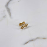 Topos Calabrote Circulo 0.6gr / Diamantados Oro Amarillo &