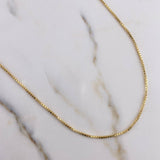 Cadena Veneciana 3.15gr / 50cm + Dije Buho 0.50gr / 1.5cm Circones Blancos Fucsias Oro Amarillo (Oferta) $