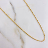 Cadena Lazo 0.90gr / 50cm + Dije Medalla Medusa 0.85gr / 2cm Oro Amarillo (Oferta) $