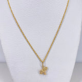 Cadena Lazo 0.95gr / 50cm + Dije Elefante 0.55gr / 1.5cm Oro Amarillo (Oferta) &