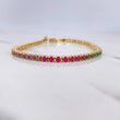 Pulso Tenis 14.5gr / 18cm / Circones Verdes Fucsias Lilas Azules Oro Amarillo $