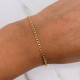 Pulso Espiga 1.2gr / 16.5cm / Oro Amarillo $