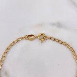 Pulso Bebé Espiga 1.9gr / 15cm / Placa Rectangular Oro Amarillo $