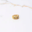Anillo Buho 6.3gr / T8 / Circones Colores Oro Amarillo $