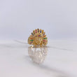 Anillo Rostro Indio 9.3gr / T10 / Circones Colores Oro Amarillo $