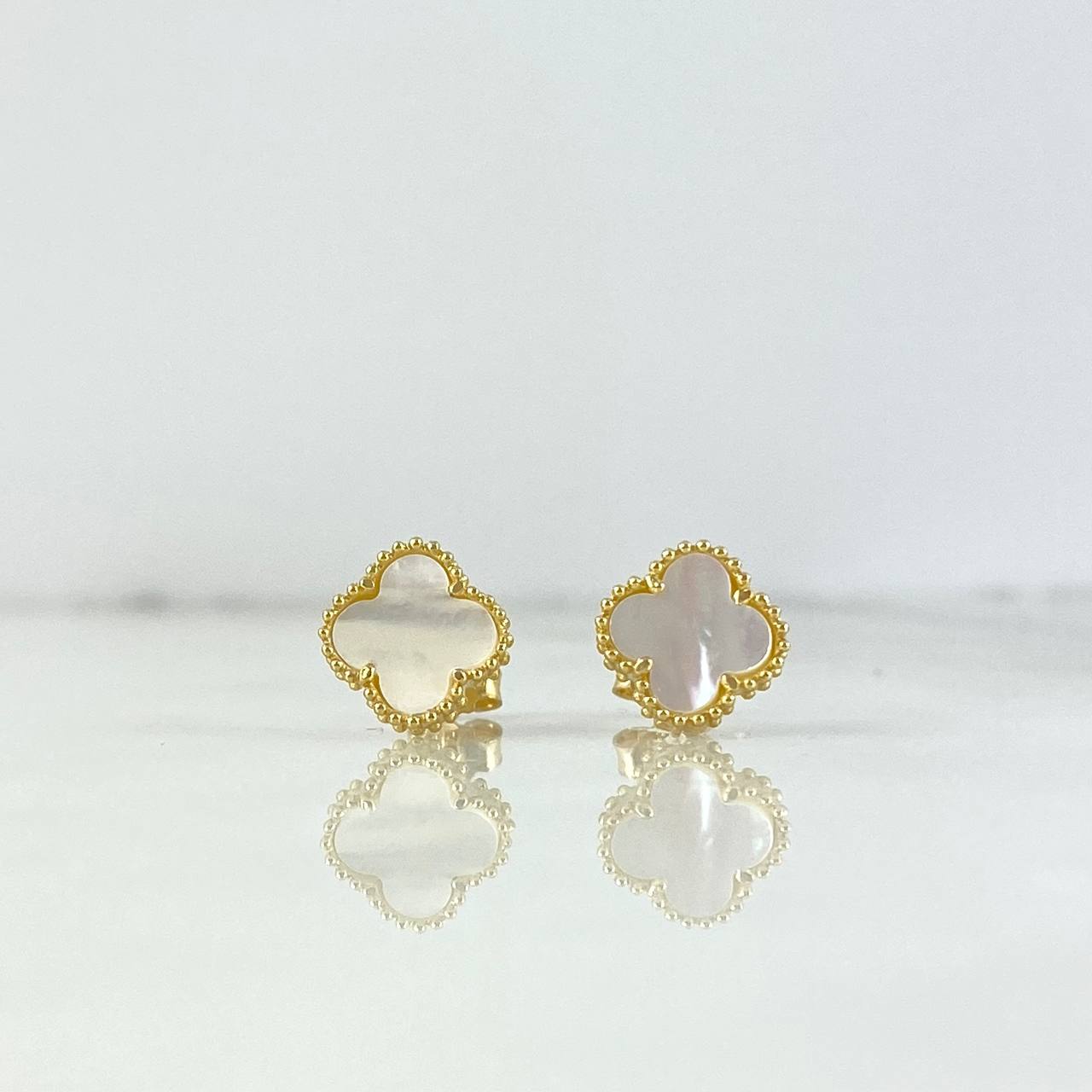 Topos Trebol VCyA 2.15gr / Nacar Blanco Oro Amarillo +4 ©