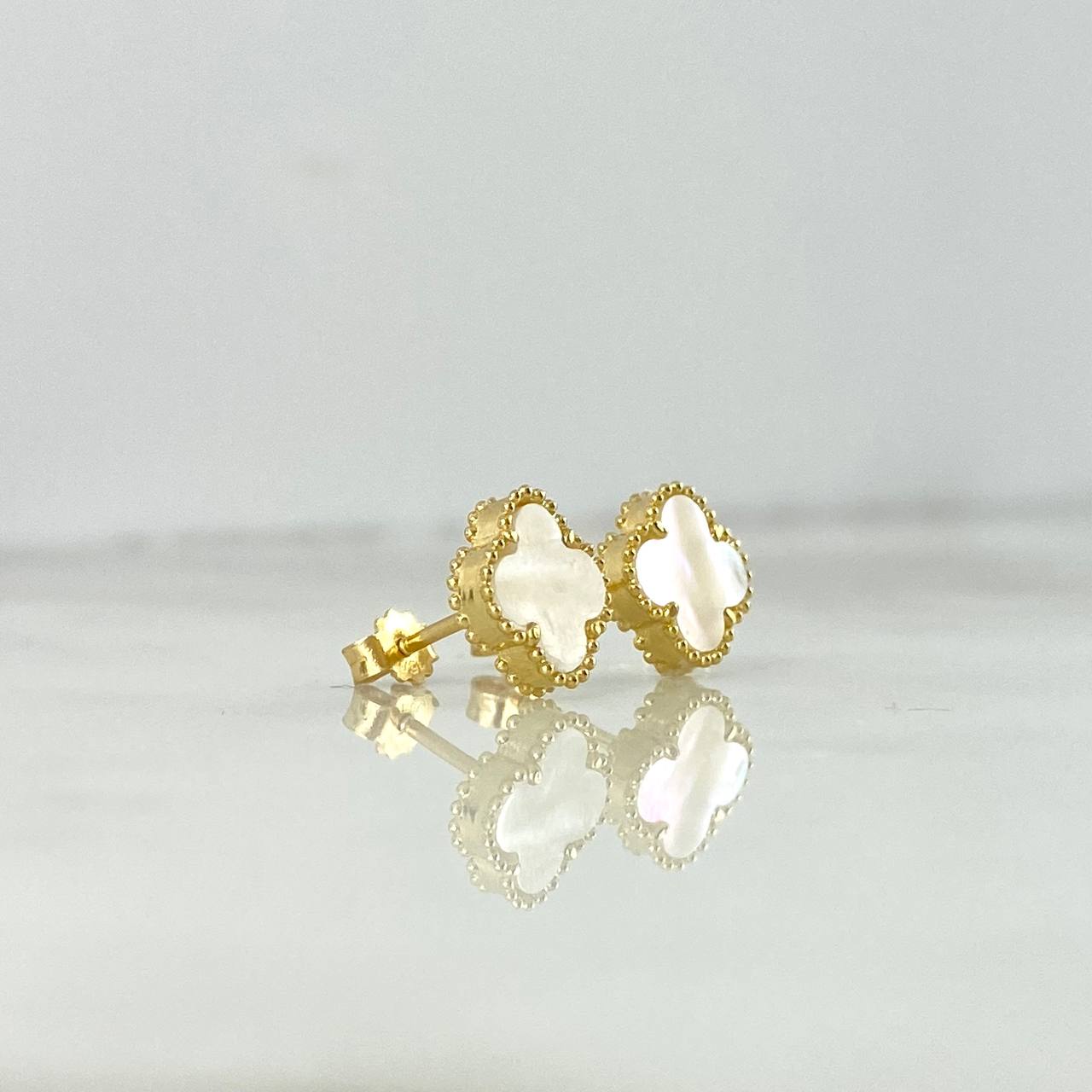 Topos Trebol VCyA 2.15gr / Nacar Blanco Oro Amarillo +4 ©