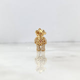 Dije Oso Corazon 4.05gr / 2.5cm / Circones Blancos Fucsias Negros Oro Amarillo *