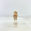 Dije Oso Articulado Corazon 4gr / 2.6cm / Circones Blancos Fucsia Negros Oro Amarillo