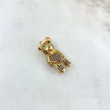 Dije Oso Articulado Pardo 5.8gr / 3.2cm / Circones Negros Verdes Oro Amarillo