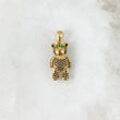 Dije Oso Articulado Pardo 5.8gr / 3.2cm / Circones Negros Verdes Oro Amarillo