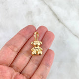 Dije Oso 7.2gr / 3cm / Liso Oro Amarillo *