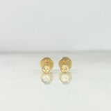 Topos Bola 3mm 0,55gr / Diamantada Oro Amarillo &