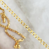 Cadena Panzer 9.65gr / 60cm / 2.7mm Oro Amarillo +1