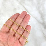 Cadena Panzer 9.65gr / 60cm / 2.7mm Oro Amarillo +1