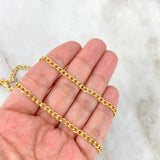 Cadena Cubana 6.15gr / 60cm / 3.5mm Oro Amarillo +0