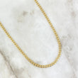 Cadena Cubana 6.15gr / 60cm / 3.5mm Oro Amarillo +0