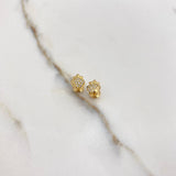 Topos Fresas 1gr / Circones Blancos Oro Amarillo $