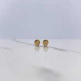 Topos Mano Hansa 0.65gr / Circones Blancos Oro Amarillo $