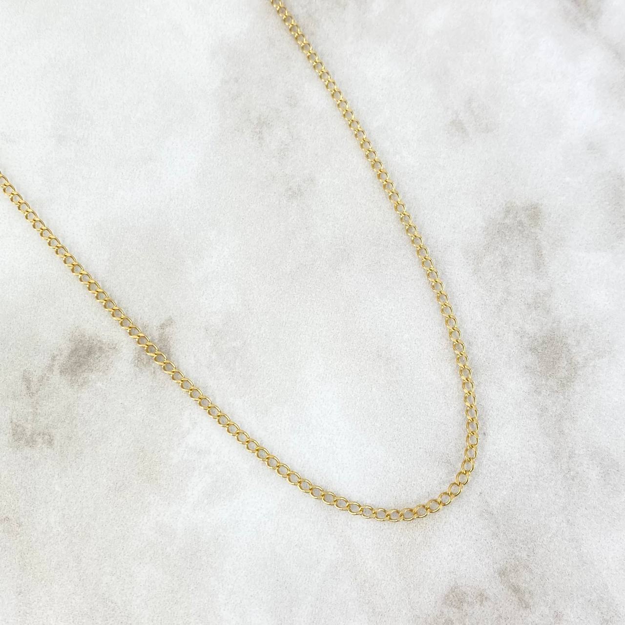 Cadena Cubana 1.55gr / 50cm / 1.2mm Oro Amarillo +1