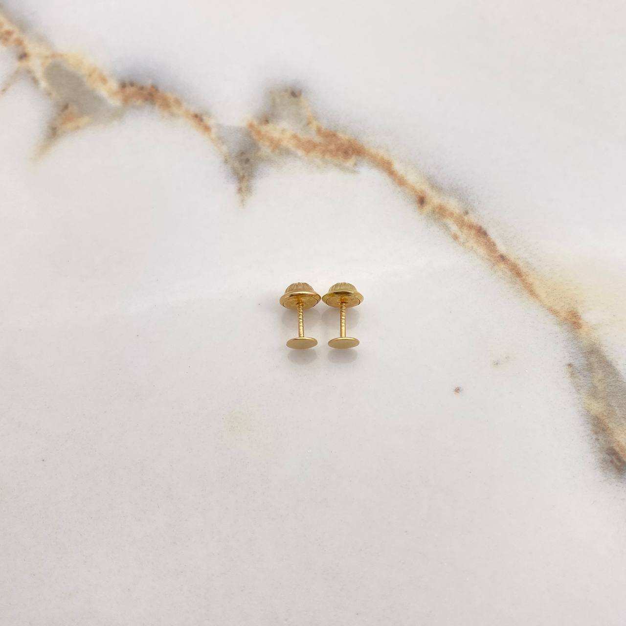 Topos Circulo 0.5gr / Lisos Oro Amarillo $