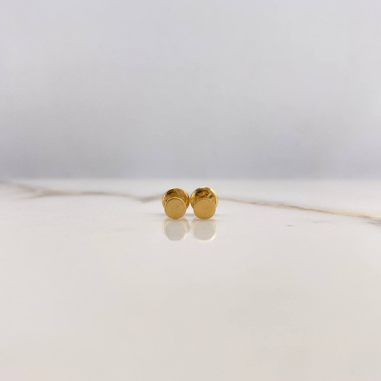 Topos Circulo 0.45gr / Lisos Oro Amarillo $