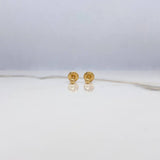 Topos Bola 0.35gr / 2mm Lisas Oro Amarillo $