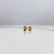 Topos Bisel 0.4gr / Circon Negro Oro Amarillo $
