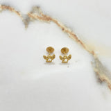 Topos Angel 0.9gr / Circones Blancos Oro Amarillo $