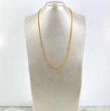Cadena Cubana 10.45gr / 60cm / 4mm Oro Amarillo +0